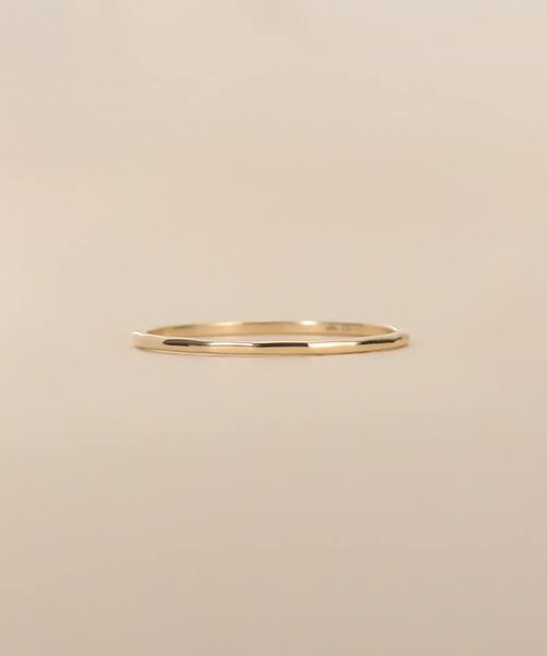 COCOSHNIK ONKITSCH / ココシュニックオンキッチュ リング | K10スキニーリング レクタングルパターン | 詳細2