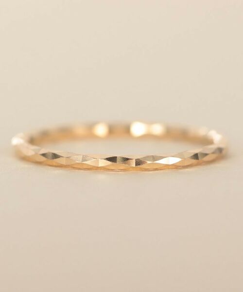 COCOSHNIK ONKITSCH / ココシュニックオンキッチュ リング | K10スキニーピンキーリング ミラーカット | 詳細4