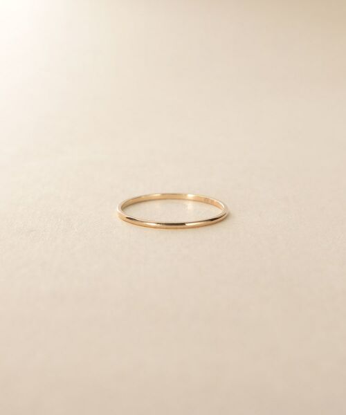 COCOSHNIK ONKITSCH / ココシュニックオンキッチュ リング | K10スキニーピンキーリング ストレート | 詳細1