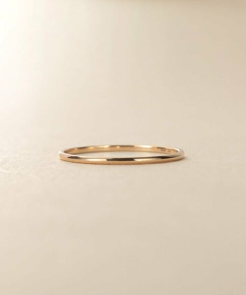 COCOSHNIK ONKITSCH / ココシュニックオンキッチュ リング | K10スキニーピンキーリング ストレート | 詳細2