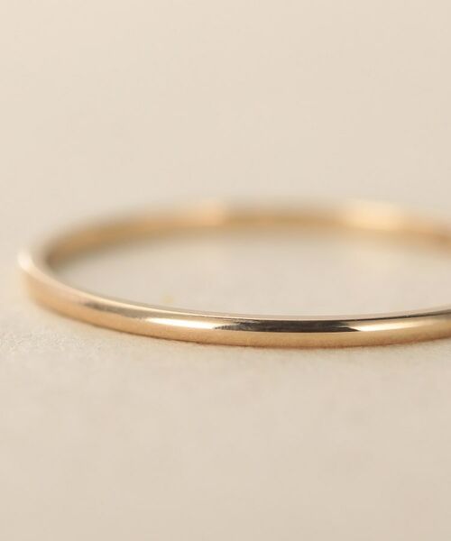 COCOSHNIK ONKITSCH / ココシュニックオンキッチュ リング | K10スキニーピンキーリング ストレート | 詳細4