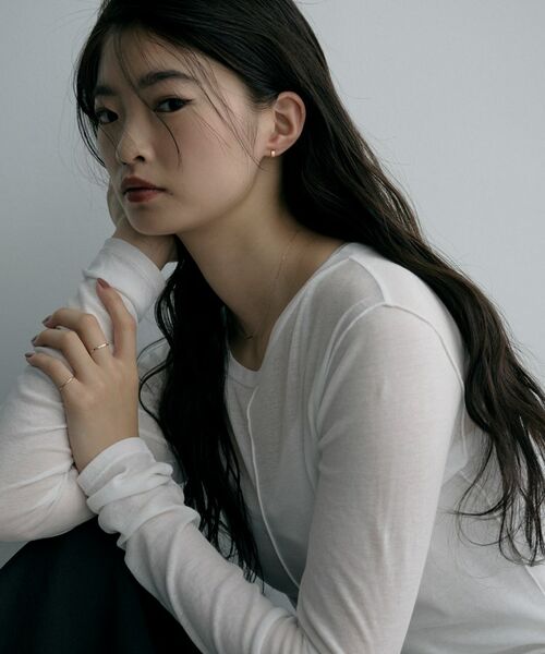 COCOSHNIK ONKITSCH / ココシュニックオンキッチュ リング | K10スキニーピンキーリング ストレート | 詳細6