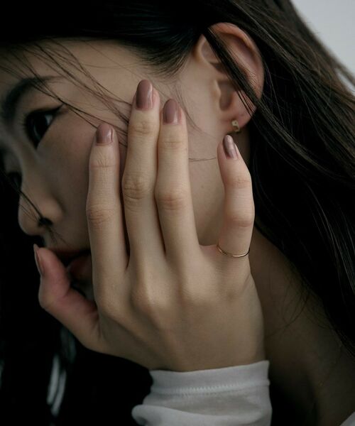 COCOSHNIK ONKITSCH / ココシュニックオンキッチュ リング | K10スキニーピンキーリング ストレート | 詳細8