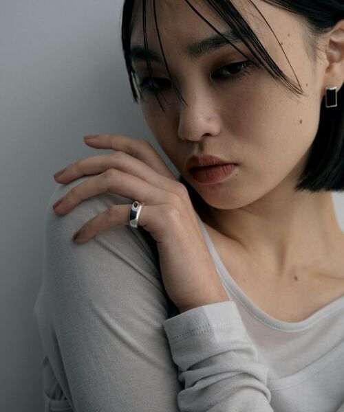 COCOSHNIK ONKITSCH / ココシュニックオンキッチュ リング | シルバー コンケイブピンキーリング | 詳細6