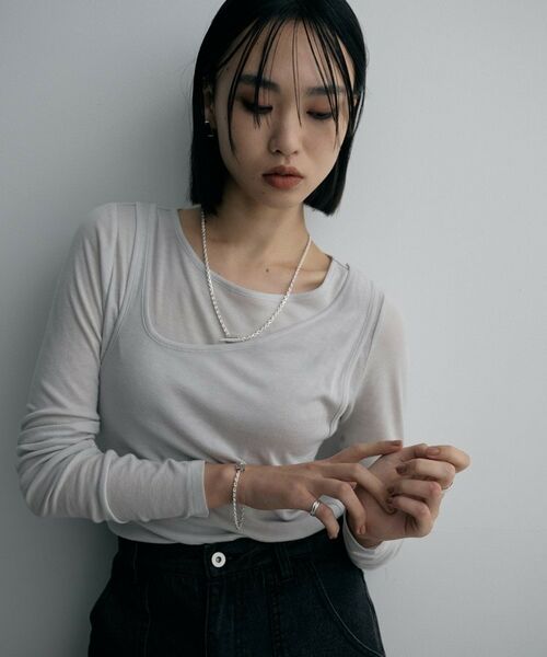 COCOSHNIK ONKITSCH / ココシュニックオンキッチュ リング | シルバー 5レイヤーズピンキーリング | 詳細5