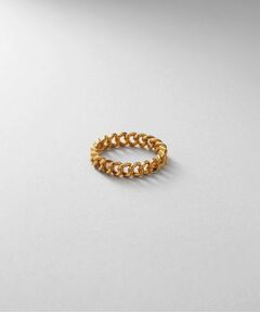 COCOSHNIK ONKITSCH / ココシュニックオンキッチュ リング | シルバー カーブチェーンモチーフピンキーリング GP