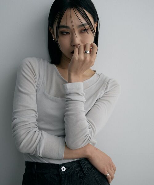 COCOSHNIK ONKITSCH / ココシュニックオンキッチュ リング | シルバー フラットクロスリング | 詳細7