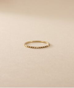 COCOSHNIK ONKITSCH / ココシュニックオンキッチュ リング | K10スキニーリング トライアングルエッジ