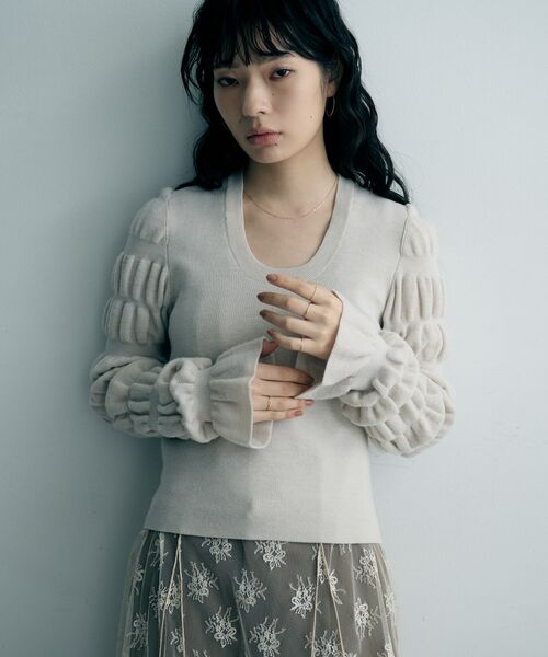 COCOSHNIK ONKITSCH / ココシュニックオンキッチュ リング | K10スキニーリング トライアングルエッジ | 詳細6