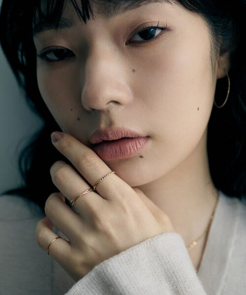 COCOSHNIK ONKITSCH / ココシュニックオンキッチュ リング | K10スキニーリング トライアングルエッジ | 詳細7