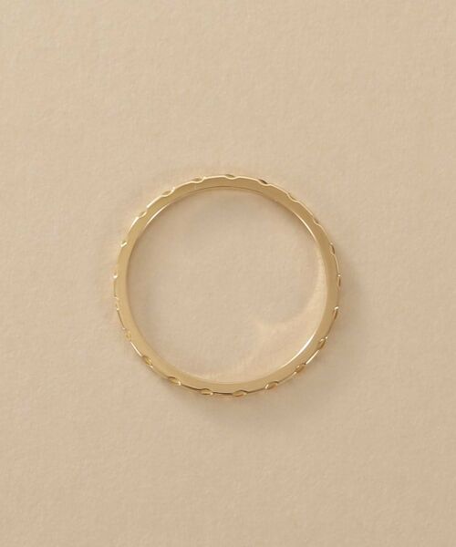COCOSHNIK ONKITSCH / ココシュニックオンキッチュ リング | K10スキニーリング パラレルスラッシュ | 詳細3