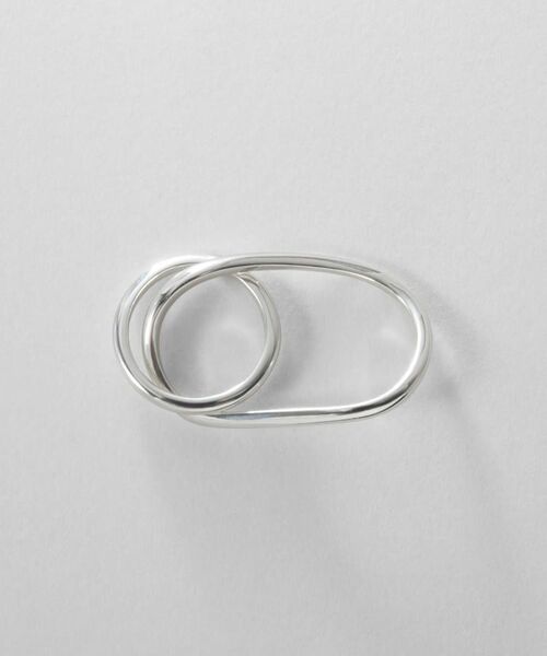 COCOSHNIK ONKITSCH / ココシュニックオンキッチュ リング | シルバー 【サステナブル】ダブルフィンガー ウェーブラインリング | 詳細3