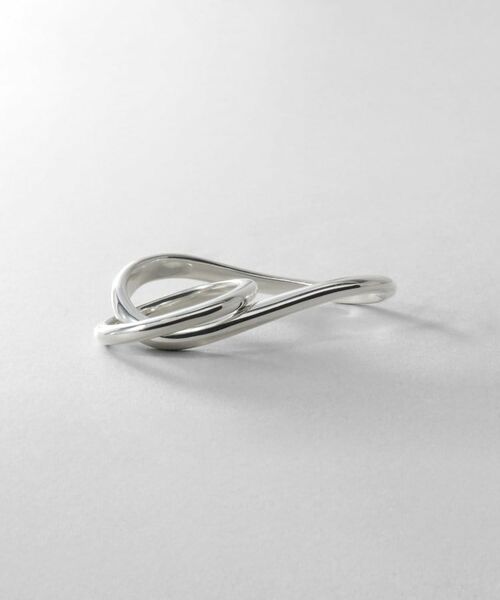 COCOSHNIK ONKITSCH / ココシュニックオンキッチュ リング | シルバー 【サステナブル】ダブルフィンガー ウェーブラインリング（シルバー(600)）