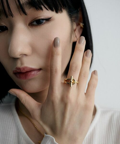 COCOSHNIK ONKITSCH / ココシュニックオンキッチュ リング | シルバー マンテルモチーフリング GP | 詳細6