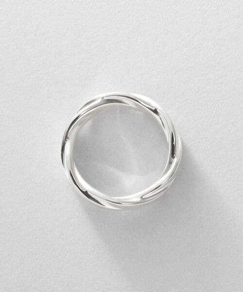 COCOSHNIK ONKITSCH / ココシュニックオンキッチュ リング | シルバー フラットブレイドリング（16号、18号） | 詳細3