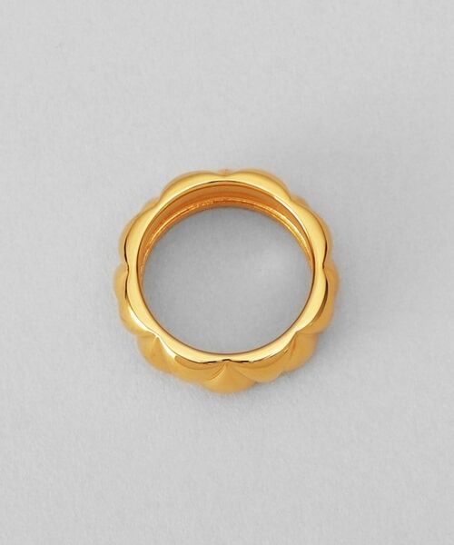 COCOSHNIK ONKITSCH / ココシュニックオンキッチュ リング | シルバー キルトリングL GP | 詳細3