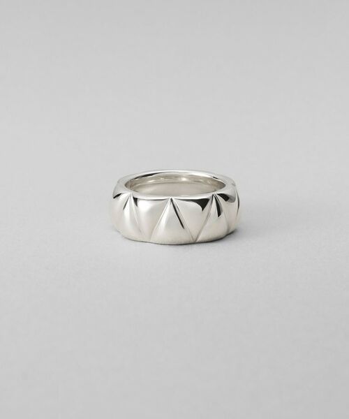 COCOSHNIK ONKITSCH / ココシュニックオンキッチュ リング | シルバー キルトリングL | 詳細1