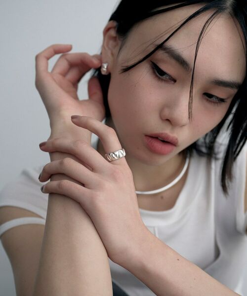 COCOSHNIK ONKITSCH / ココシュニックオンキッチュ リング | シルバー キルトリングL | 詳細5