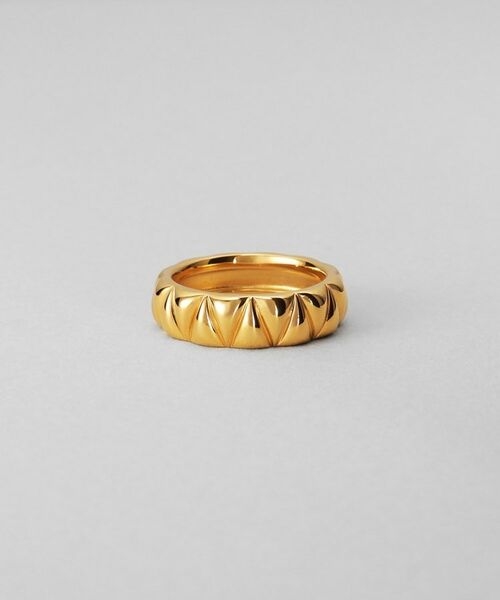 COCOSHNIK ONKITSCH / ココシュニックオンキッチュ リング | シルバー キルトリングS GP | 詳細1