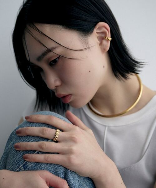 COCOSHNIK ONKITSCH / ココシュニックオンキッチュ リング | シルバー キルトリングS GP | 詳細5