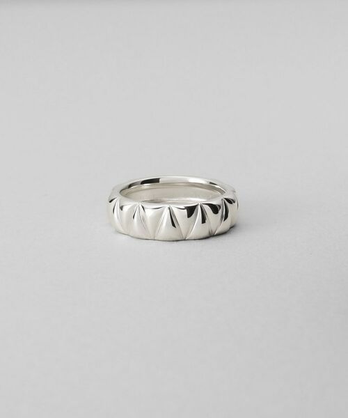 COCOSHNIK ONKITSCH / ココシュニックオンキッチュ リング | シルバー キルトリングS | 詳細1