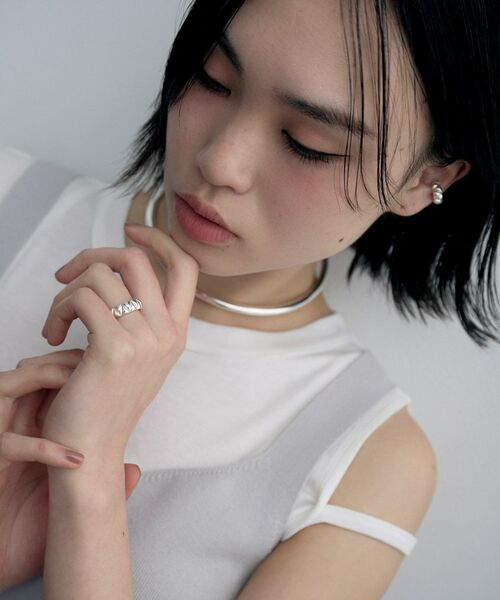 COCOSHNIK ONKITSCH / ココシュニックオンキッチュ リング | シルバー キルトリングS | 詳細5