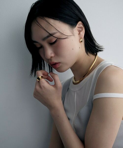 COCOSHNIK ONKITSCH / ココシュニックオンキッチュ リング | シルバー フローツイストリング GP | 詳細6