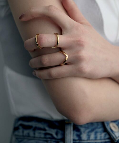 COCOSHNIK ONKITSCH / ココシュニックオンキッチュ リング | シルバー デュアルファランジリング GP | 詳細8