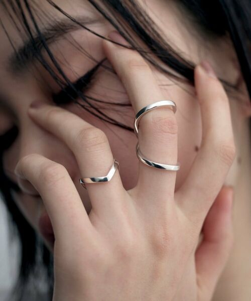 COCOSHNIK ONKITSCH / ココシュニックオンキッチュ リング | シルバー デュアルファランジリング | 詳細7