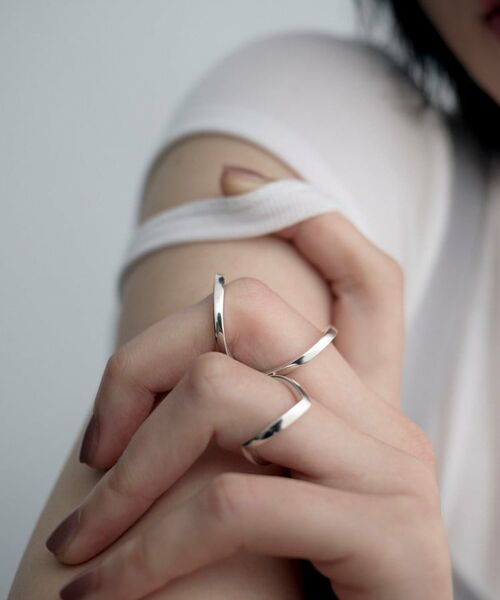 COCOSHNIK ONKITSCH / ココシュニックオンキッチュ リング | シルバー デュアルファランジリング | 詳細8