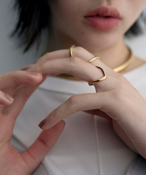 COCOSHNIK ONKITSCH / ココシュニックオンキッチュ リング | シルバー Vラインリング GP | 詳細8