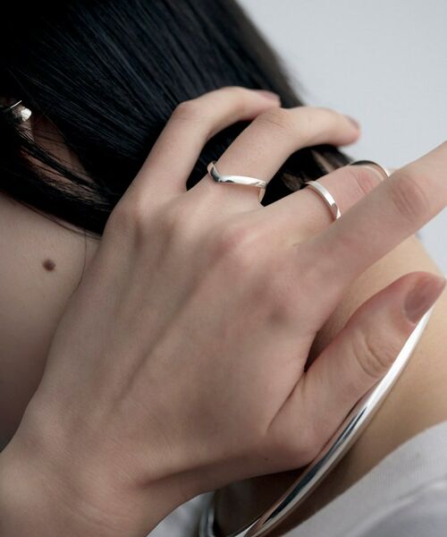 COCOSHNIK ONKITSCH / ココシュニックオンキッチュ リング | シルバー Vラインリング | 詳細8