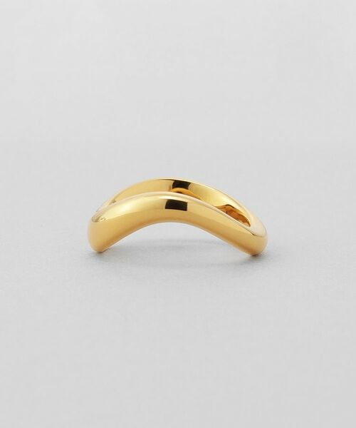 COCOSHNIK ONKITSCH / ココシュニックオンキッチュ リング | シルバー ウェーブラインリングL GP | 詳細3