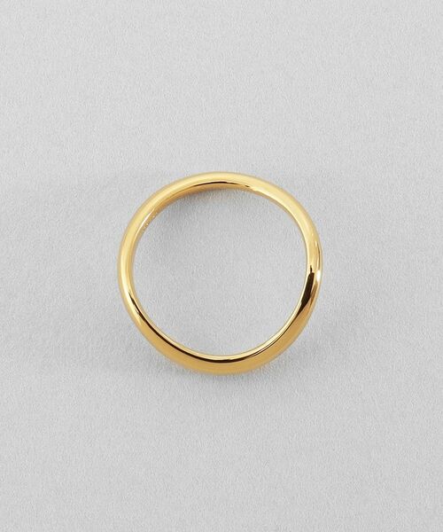 COCOSHNIK ONKITSCH / ココシュニックオンキッチュ リング | シルバー ウェーブラインリングS GP | 詳細4