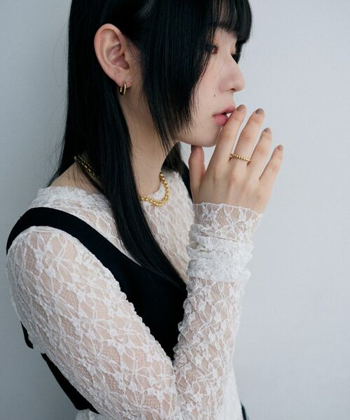 COCOSHNIK ONKITSCH / ココシュニックオンキッチュ リング | シルバー ボールラインリング GP | 詳細5