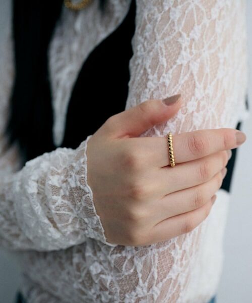 COCOSHNIK ONKITSCH / ココシュニックオンキッチュ リング | シルバー ボールラインリング GP | 詳細7