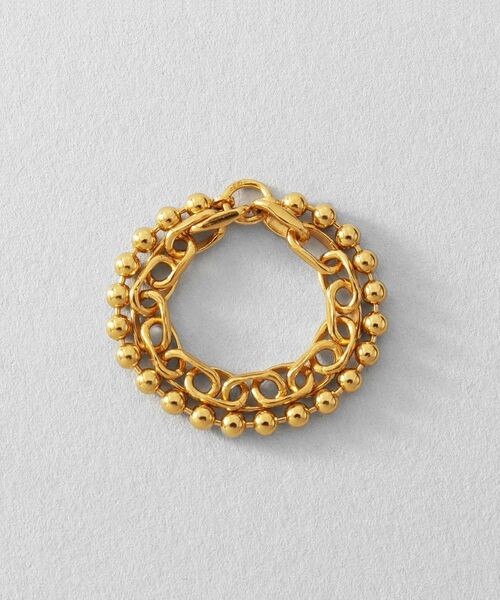 COCOSHNIK ONKITSCH / ココシュニックオンキッチュ リング | シルバー ダブルチェーンリング ケーブル・ボールチェーン GP | 詳細3