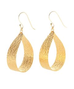 COCOSHNIK ONKITSCH / ココシュニックオンキッチュ ピアス・イヤリング | テクスチャープレート フープピアス(S) (K10ポスト)