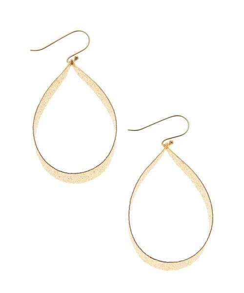 COCOSHNIK ONKITSCH / ココシュニックオンキッチュ ピアス・イヤリング | テクスチャープレート フープピアス(M) (K10ポスト) | 詳細2