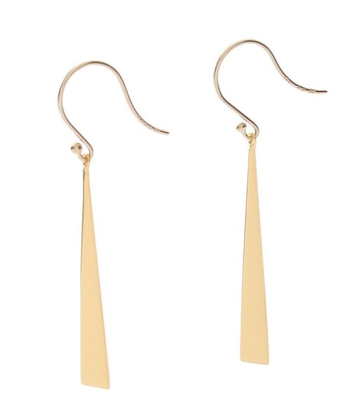 COCOSHNIK ONKITSCH / ココシュニックオンキッチュ ピアス・イヤリング | 三角錐 フックピアス(K10フック) | 詳細1