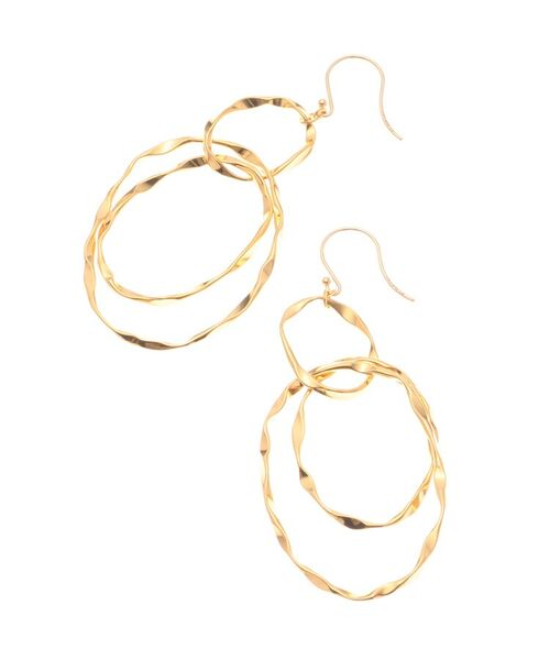 COCOSHNIK ONKITSCH / ココシュニックオンキッチュ ピアス・イヤリング | 打ち目サークル フックピアスL | 詳細1