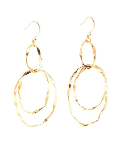 COCOSHNIK ONKITSCH / ココシュニックオンキッチュ ピアス・イヤリング | 打ち目サークル フックピアスL | 詳細2