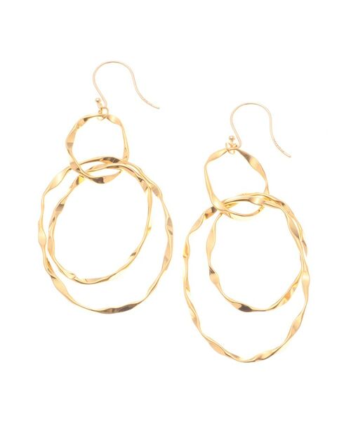 COCOSHNIK ONKITSCH / ココシュニックオンキッチュ ピアス・イヤリング | 打ち目サークル フックピアスL | 詳細3