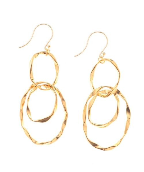 COCOSHNIK ONKITSCH / ココシュニックオンキッチュ ピアス・イヤリング | 打ち目サークル フックピアスM | 詳細2