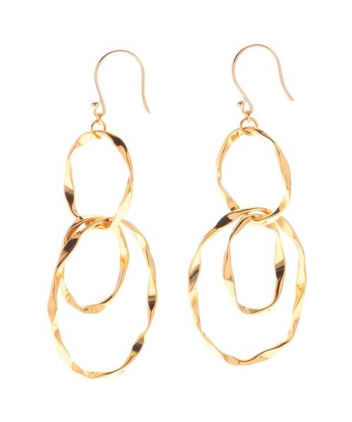 COCOSHNIK ONKITSCH / ココシュニックオンキッチュ ピアス・イヤリング | 打ち目サークル フックピアスM | 詳細3