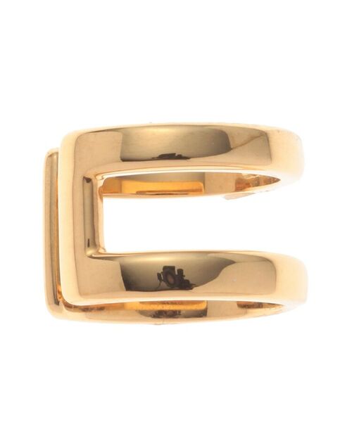 COCOSHNIK ONKITSCH / ココシュニックオンキッチュ ピアス・イヤリング | 角形イヤーカフス (K22ゴールドコーティング) | 詳細2