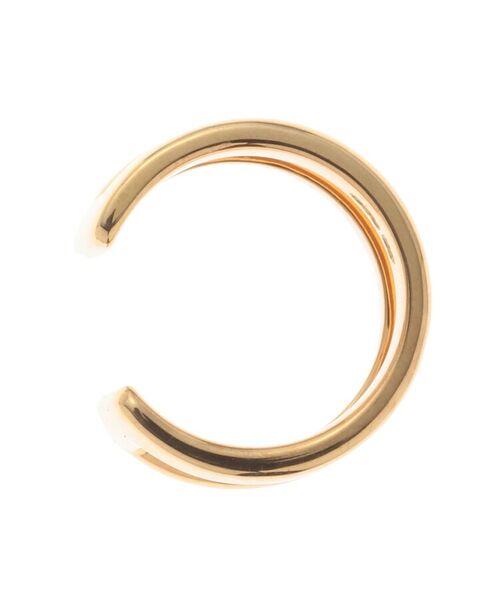 COCOSHNIK ONKITSCH / ココシュニックオンキッチュ ピアス・イヤリング | 角形イヤーカフス (K22ゴールドコーティング) | 詳細3