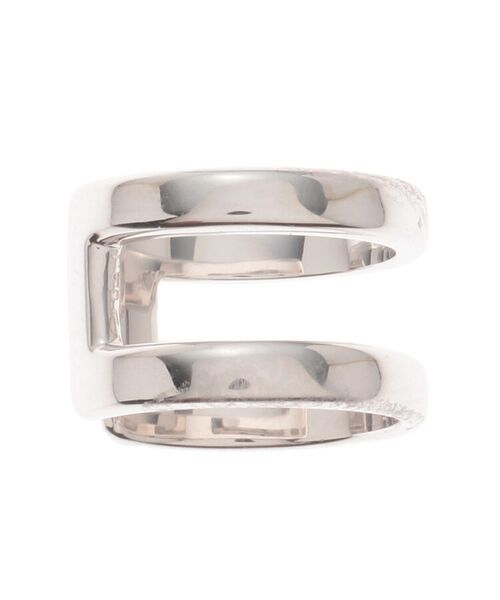 COCOSHNIK ONKITSCH / ココシュニックオンキッチュ ピアス・イヤリング | 角形イヤーカフス (ロジウムコーティング) | 詳細3