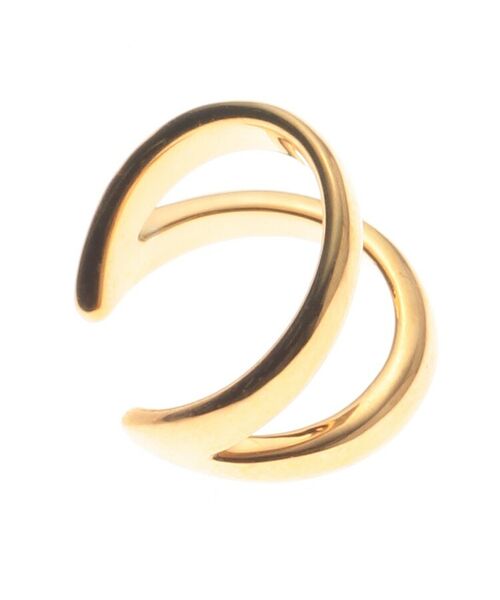 COCOSHNIK ONKITSCH / ココシュニックオンキッチュ ピアス・イヤリング | V字イヤーカフス (K22ゴールドコーティング) | 詳細1