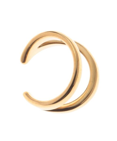 COCOSHNIK ONKITSCH / ココシュニックオンキッチュ ピアス・イヤリング | V字イヤーカフス (K22ゴールドコーティング) | 詳細2